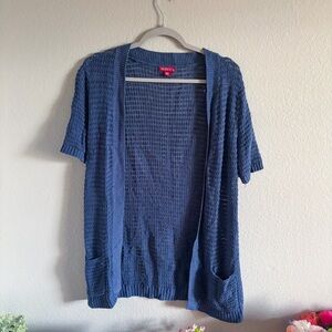 Knit Short Sleeve Cardigan